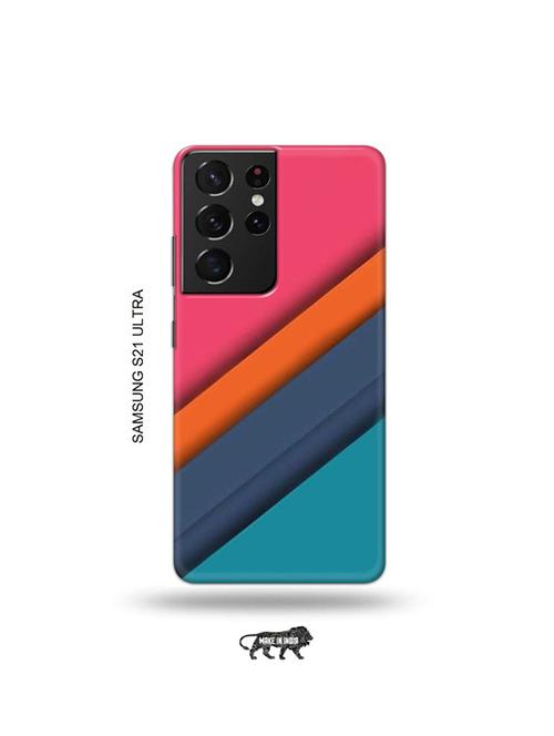 tweakymod designer printed hard case | strips back cover compatible with samsung s21 ultra - 19030166 - Very Small Image - 1