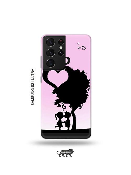 kids love back cover compatible with samsung s21 ultra - 19030249 - Very Small Image - 1