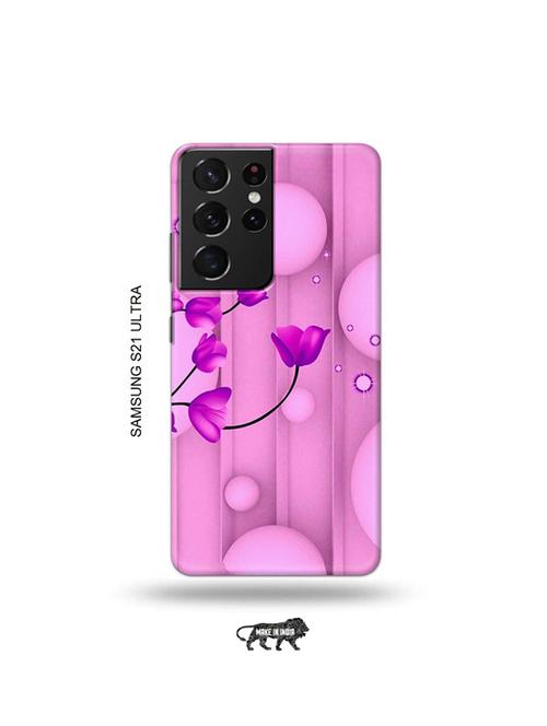 flowers back cover compatible with samsung s21 ultra - 19030274 - Very Small Image - 1