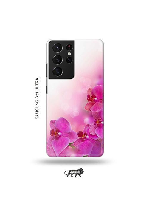 flowers back cover compatible with samsung s21 ultra - 19030281 - Very Small Image - 1
