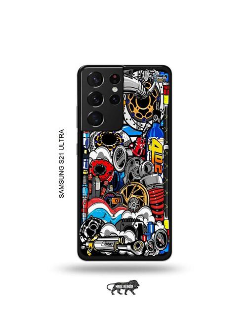 funky back cover compatible with samsung s21 ultra - 19030312 - Very Small Image - 1