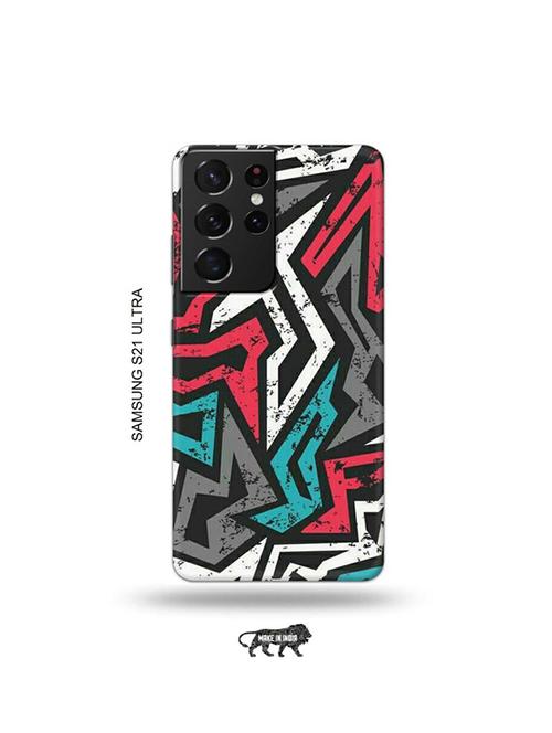 abstract back cover compatible with samsung s21 ultra - 19030314 - Very Small Image - 1