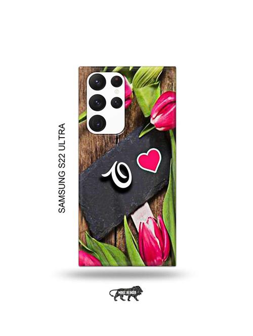 flower letter o back cover compatible with samsung s22 ultra - 19030369 - Very Small Image - 1