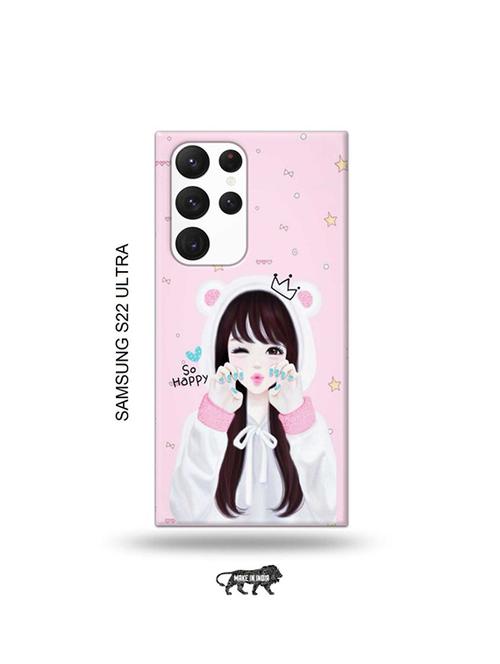 girlie back cover compatible with samsung s22 ultra - 19030437 - Very Small Image - 1
