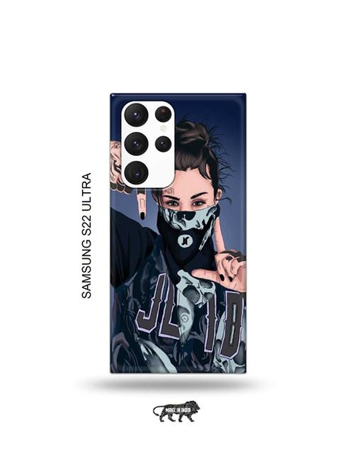 funky girl back cover compatible with samsung s22 ultra - 19030445 - Very Small Image - 1