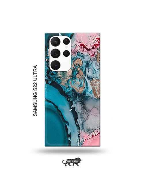 colour marble back cover compatible with samsung s22 ultra - 19030481 - Very Small Image - 1