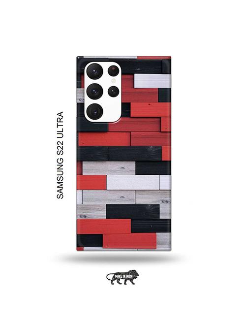 colour wooden bricks back cover compatible with samsung s22 ultra - 19030498 - Very Small Image - 1