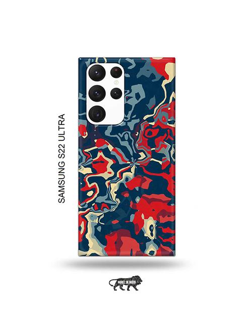 abstract red back cover compatible with samsung s22 ultra - 19030506 - Very Small Image - 1