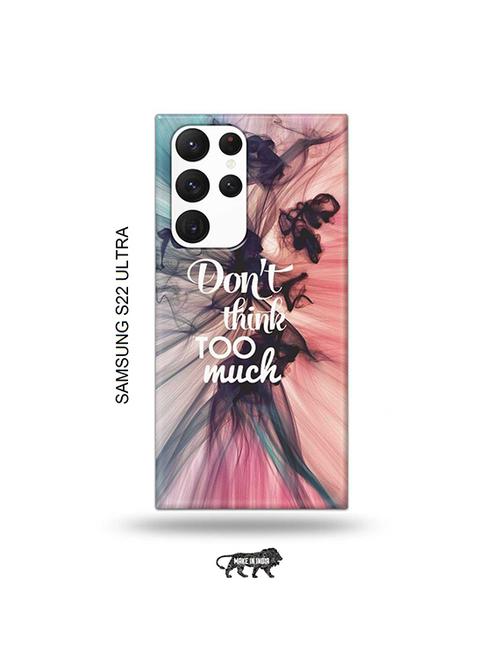 don't think too much back cover compatible with samsung s22 ultra - 19030557 - Very Small Image - 1