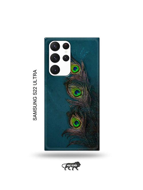 krishna feather back cover compatible with samsung s22 ultra - 19030616 - Very Small Image - 1