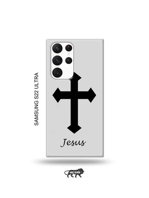 jesus cross back cover compatible with samsung s22 ultra - 19030620 - Very Small Image - 1