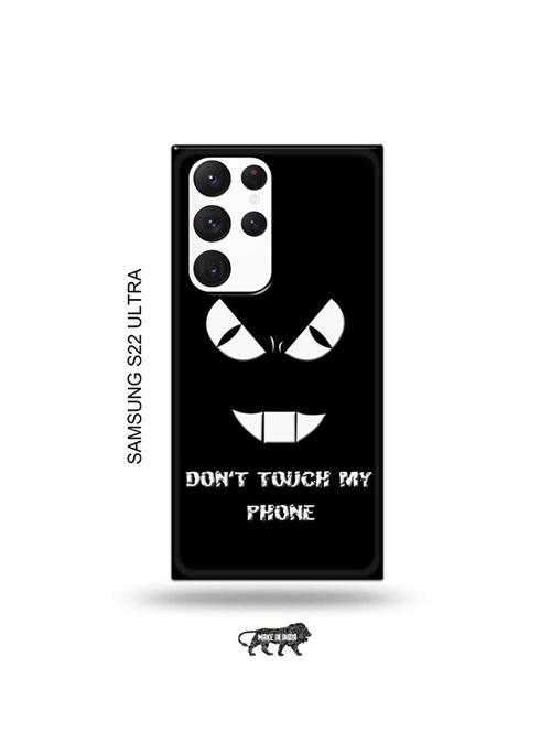 don't touch my phone back cover compatible with samsung s22 ultra - 19030642 - Very Small Image - 1