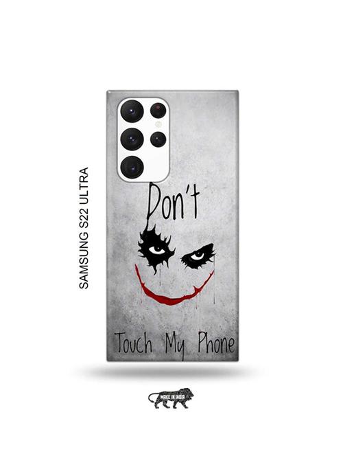 don't touch my phone back cover compatible with samsung s22 ultra - 19030645 - Very Small Image - 1