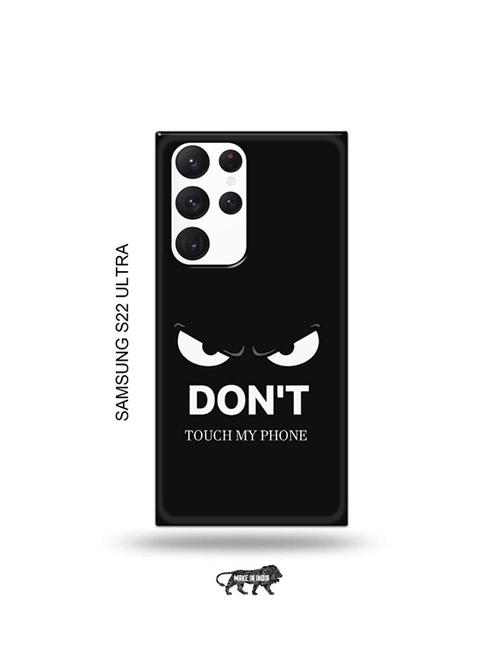don't touch my phone back cover compatible with samsung s22 ultra - 19030650 - Very Small Image - 1