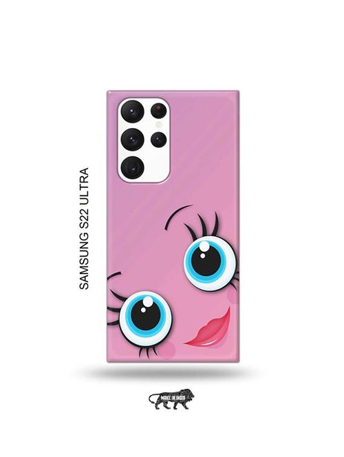 girliey eyes back cover compatible with samsung s22 ultra - 19030657 - Very Small Image - 1