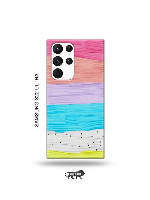 colour wood back cover compatible with samsung s22 ultra - 19030682 - Very Small Image - 1