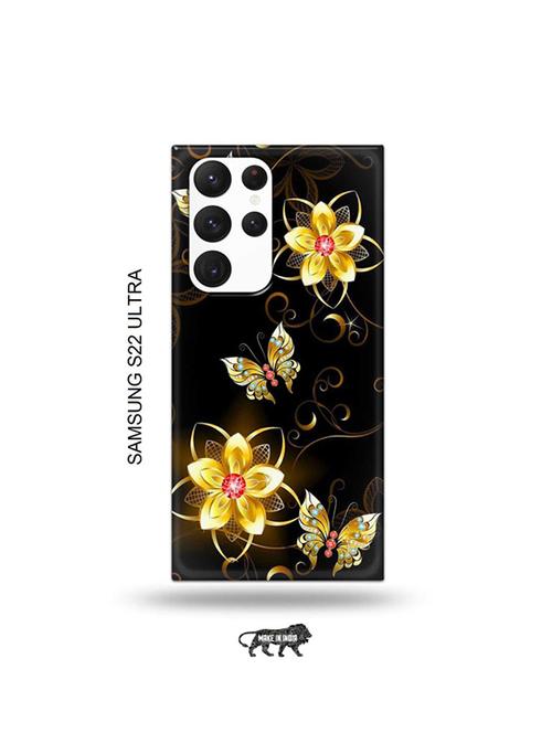 flowers back cover compatible with samsung s22 ultra - 19030783 - Very Small Image - 1