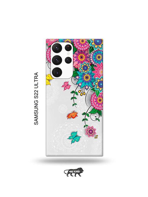 flowers back cover compatible with samsung s22 ultra - 19030795 - Very Small Image - 1
