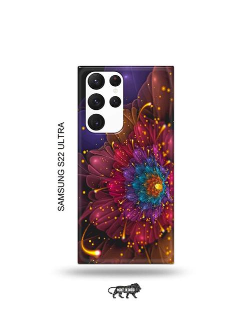 flowers back cover compatible with samsung s22 ultra - 19030818 - Very Small Image - 1