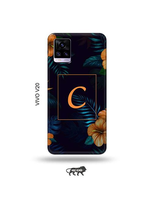 floral c back cover compatible with vivo v20 - 19030930 - Very Small Image - 1