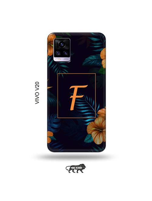 floral f back cover compatible with vivo v20 - 19030933 - Very Small Image - 1