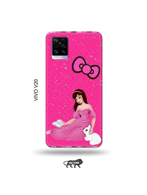 cute girl back cover compatible with vivo v20 - 19030959 - Very Small Image - 1