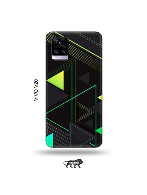 triangular design back cover compatible with vivo v20 - 19030999 - Very Small Image - 1