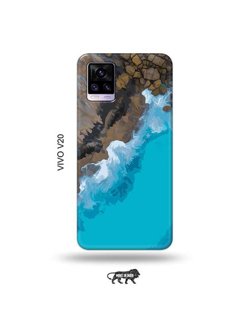 rock water back cover compatible with vivo v20 - 19031005 - Very Small Image - 1