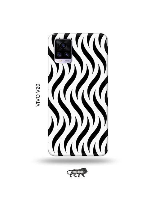 curvy strips back cover compatible with vivo v20 - 19031020 - Very Small Image - 1