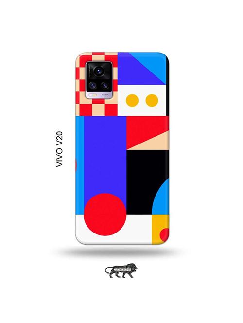colour boxes back cover compatible with vivo v20 - 19031027 - Very Small Image - 1