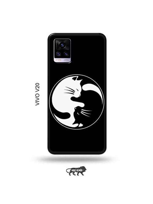 ninja cat back cover compatible with vivo v20 - 19031048 - Very Small Image - 1