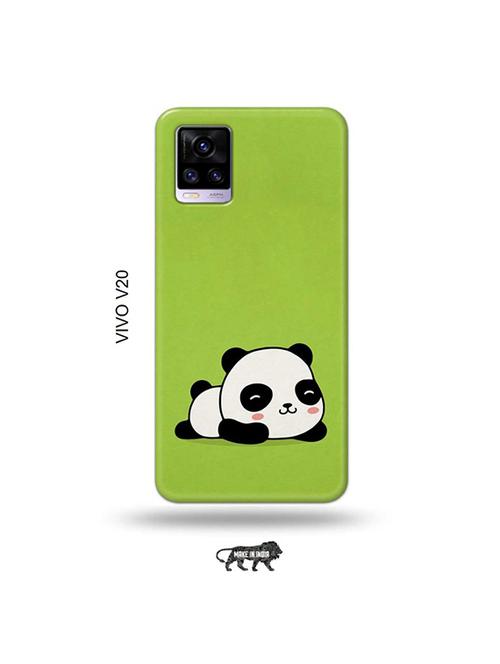 lazy panda back cover compatible with vivo v20 - 19031060 - Very Small Image - 1