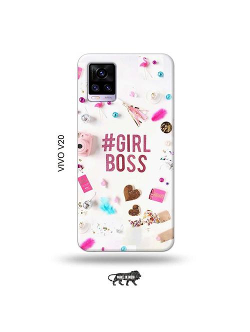girl_boss back cover compatible with vivo v20 - 19031099 - Very Small Image - 1
