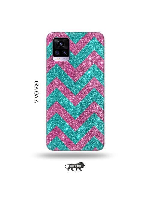 colourfull back cover compatible with vivo v20 - 19031117 - Very Small Image - 1