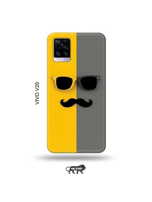 hipster back cover compatible with vivo v20 - 19031160 - Very Small Image - 1