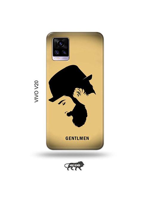 gentleman back cover compatible with vivo v20 - 19031167 - Very Small Image - 1