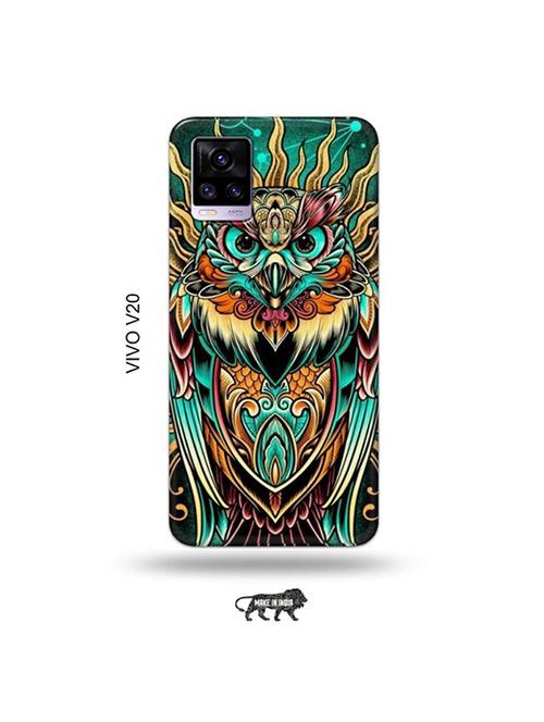 tripy owl back cover compatible with vivo v20 - 19031175 - Very Small Image - 1