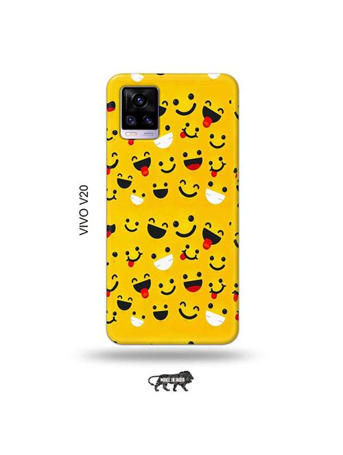 emojis back cover compatible with vivo v20 - 19031195 - Very Small Image - 1
