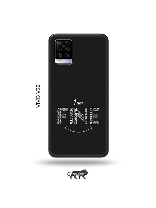i am fine back cover compatible with vivo v20 - 19031225 - Very Small Image - 1