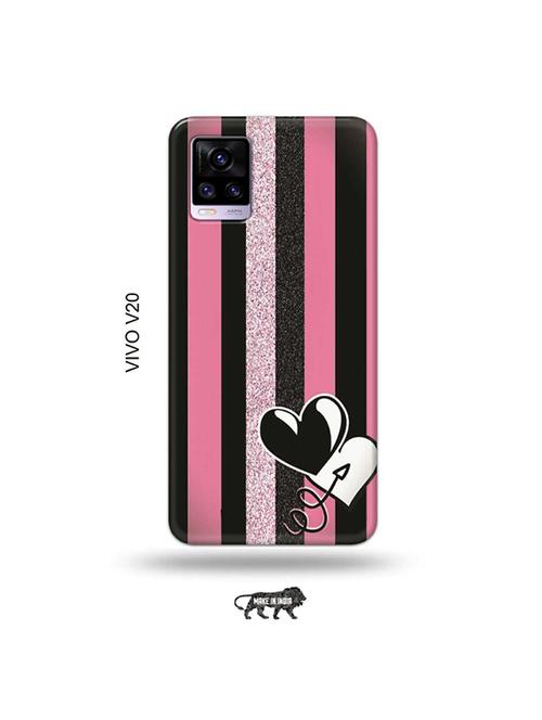 hearts back cover compatible with vivo v20 - 19031231 - Very Small Image - 1