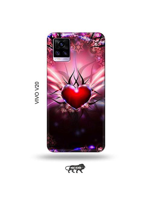 heart back cover compatible with vivo v20 - 19031272 - Very Small Image - 1