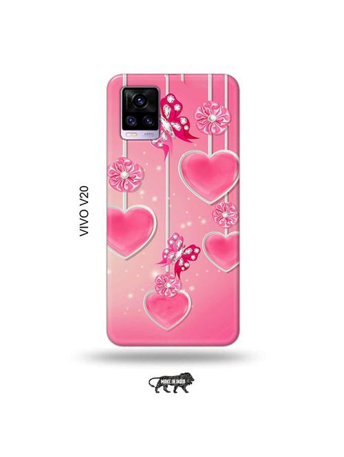hearts back cover compatible with vivo v20 - 19031294 - Very Small Image - 1