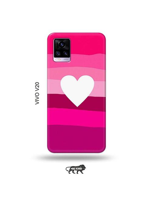 heart back cover compatible with vivo v20 - 19031298 - Very Small Image - 1