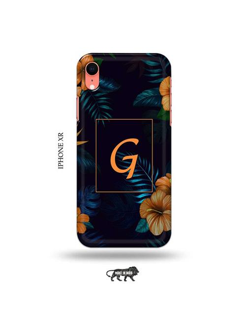 floral g back cover compatible with iphone xr - 19031453 - Very Small Image - 1