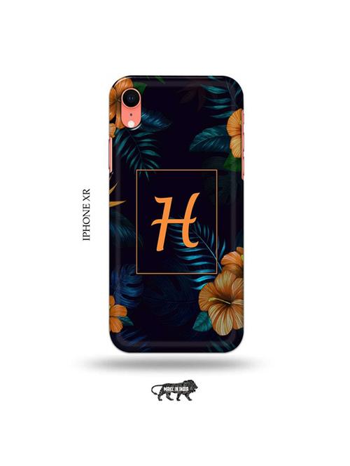 floral h back cover compatible with iphone xr - 19031454 - Very Small Image - 1