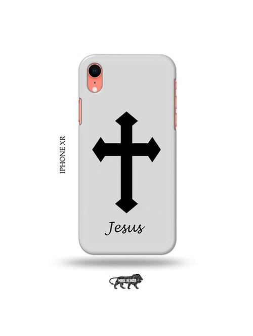 jesus cross back cover compatible with iphone xr - 19031658 - Very Small Image - 1