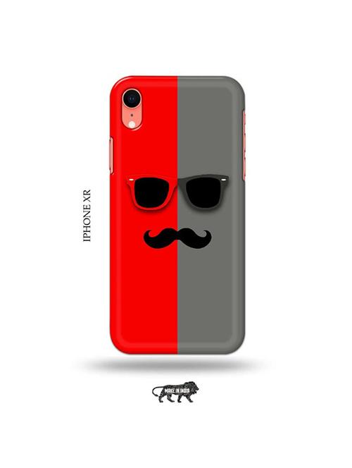 hipster red back cover compatible with iphone xr - 19031682 - Very Small Image - 1