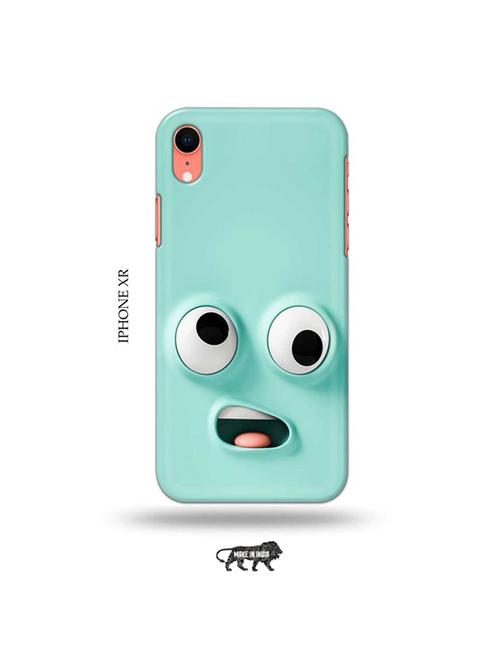 funny face emoji back cover compatible with iphone xr - 19031701 - Very Small Image - 1
