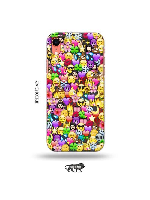 emojis back cover compatible with iphone xr - 19031706 - Very Small Image - 1