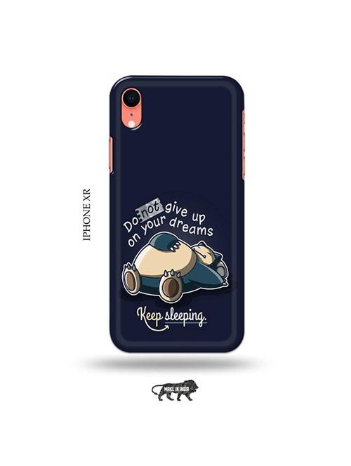 dreams quote back cover compatible with iphone xr - 19031767 - Very Small Image - 1